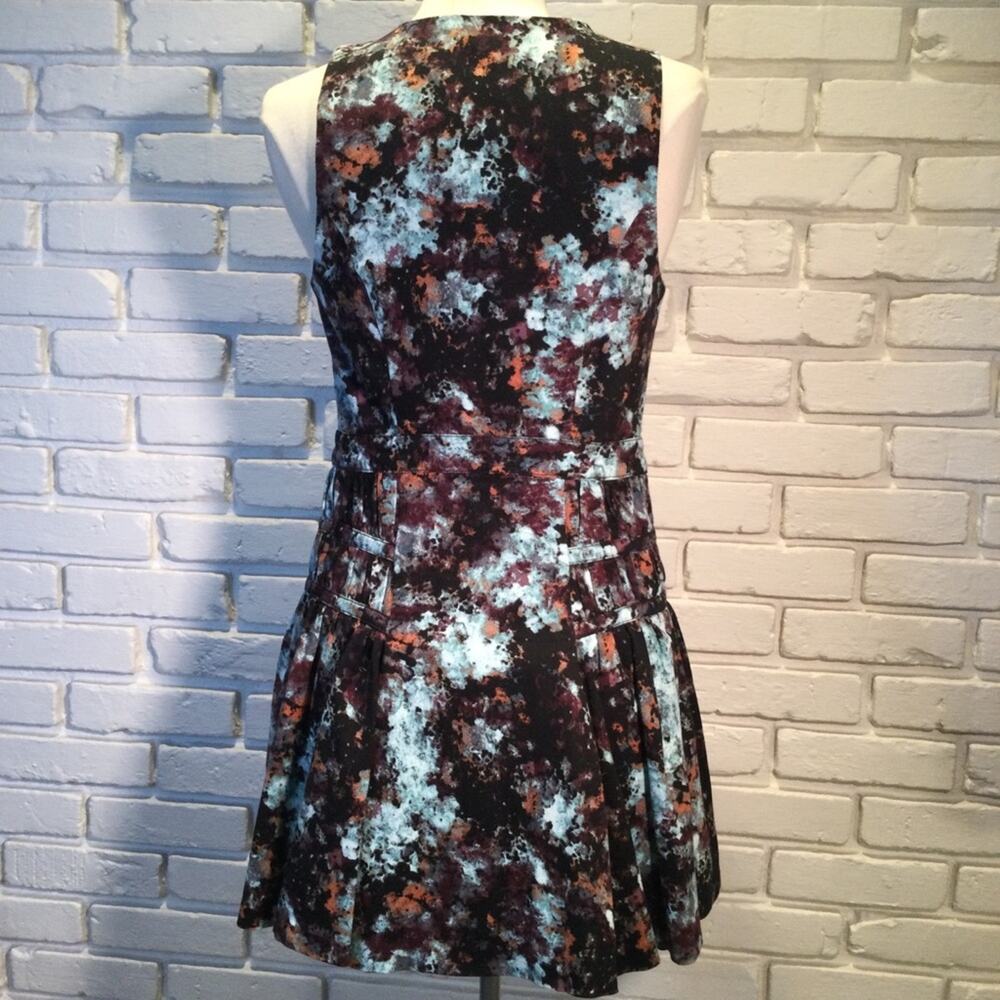 Bcbgeneration Brulee Multi Front Zip Mini Dress 8 - image 5